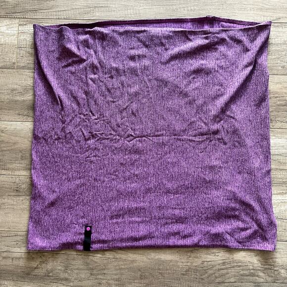 Lululemon athletica Vinyasa Scarf Infinity Purple Snap Stripe Stretch - Picture 3 of 3